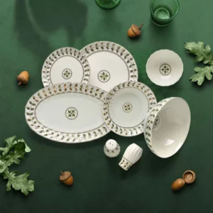 سرویس غذاخوری 28 پارچه گلدکیش طرح رویسا کد GK646380