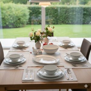 سرویس غذاخوری 30 پارچه B.V.Kطرح CATRINA