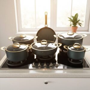 قابلمه 11 پارچه b.v.k مدل گلکسی کد 714611