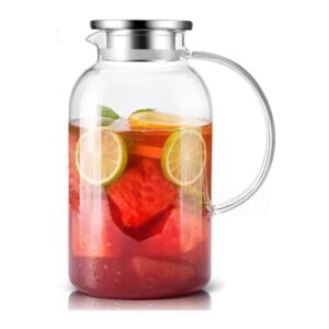 پارچ پیرکس درب استیل کوچک کد: mb16293