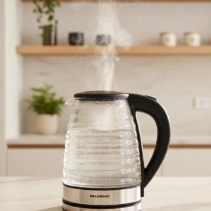 کتری برقی شیشه‌ای DEKAMOND مدل Glass Electric Kettle 1.8L