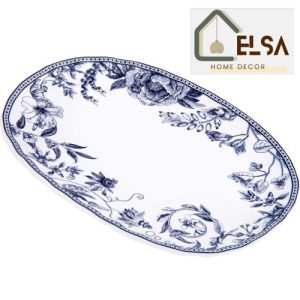 دیس بیضی کوچک طرح لوتوس (LOTUS) مدل GK701141-1 برند گلدکیش