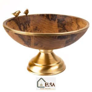 میوه خوری پایه دار متوسط گلدن برد GK829410 برند گلدکیش