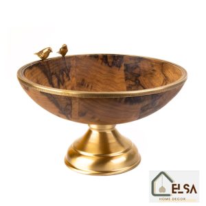 میوه خوری پایه دار کوچک WOOD مدل GK829409 گلدکیش