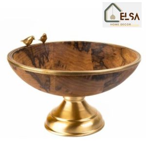 میوه خوری پایه دار متوسط WOOD مدل GK829410 گلدکیش