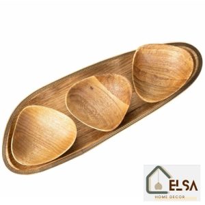 ست اردور خوری3 عددی WOOD مدل GK829412 گلدکیش