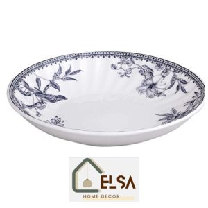 بشقاب خورشتخوری گرد طرح لوتوس (LOTUS) مدل GK701140-1 برند گلدکیش