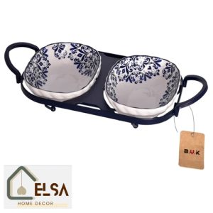 اردو 2 عددی بیضی فرم دار اترینا برند B.V.K کد 475531 + قیمت خرید
