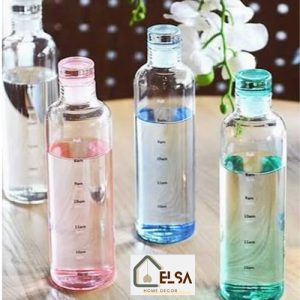 بطری پیرکس درب رنگی 500 میل