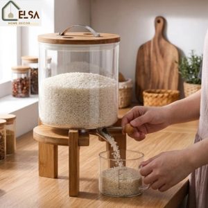 جابرنجی پیرکس 5 لیتری پایه چوبی وارداتی + قیمت