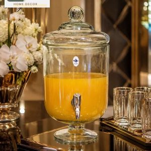 کلمن شیشه ای 5 لیتری اندازه 40*18برند الیت + قیمت خرید