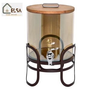 کلمن شیشه ای پذیرایی ظرفیت 5.5 لیتر BVK مدل majesti کد453701